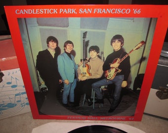 The BEATLES - Rare Vinyl Lp - Candlestick Park SF '66 last live show / Melbourne '64