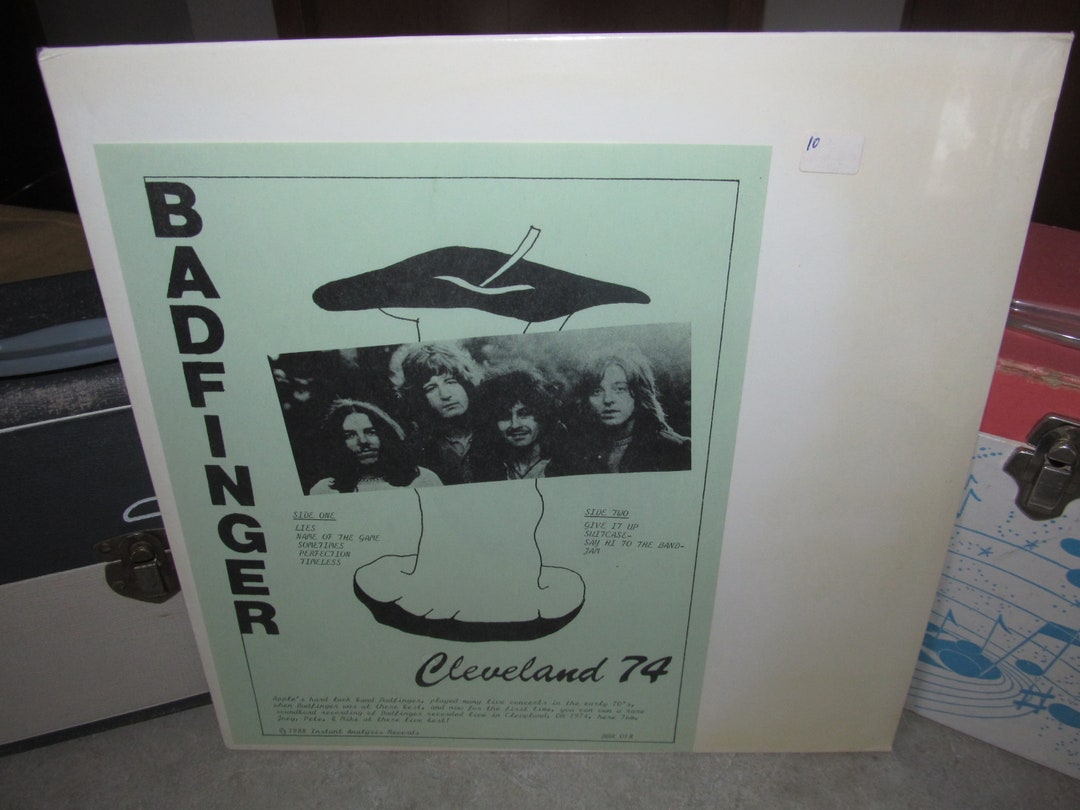 Sealed Badfinger Rare Vinyl Lp Live in Cleveland 1974 Etsy