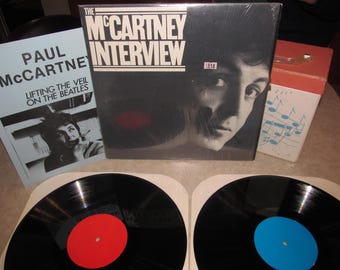 Paul - Wywiad z McCartneyem - Promo 2xLP - Podnoszenie zasłony na cześć Beatlesów - Rzadkie - NM!
