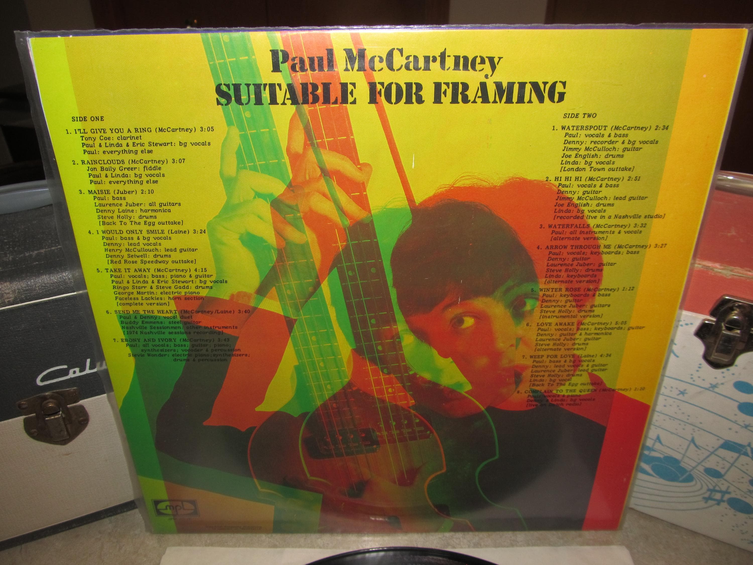 Paul Mccartney (the Beatles) - Rare Vinyl Lp - Suitable for