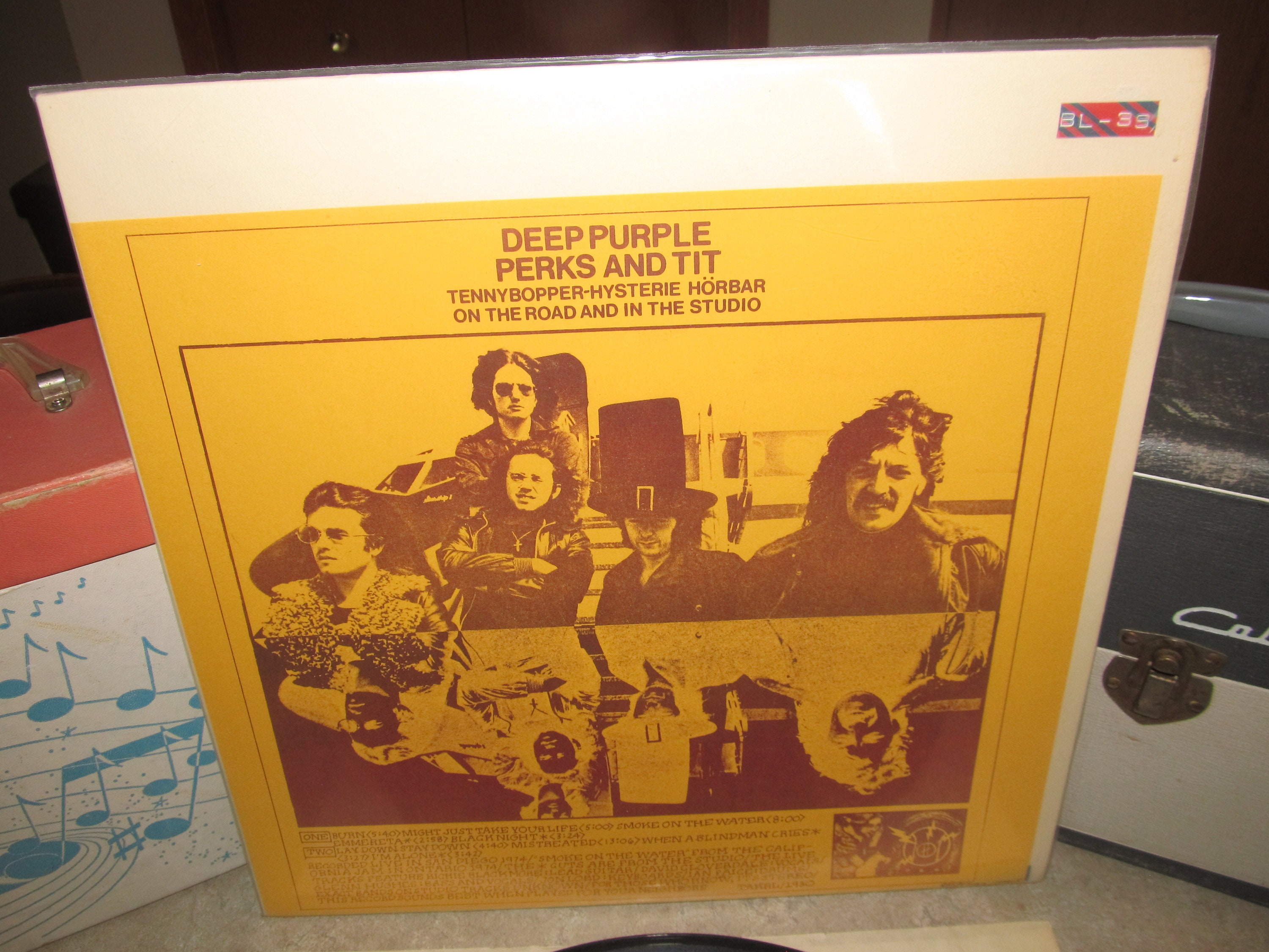 Deep Purple - Rare Vinyl Lp - Perks and Tit - Live San Diego Deep Purple - Rare Vinyl Lp - Perks and Tit - Live San Diego