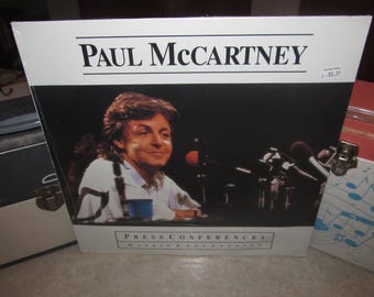 Sealed - Paul McCartney (The Beatles): Press Conferences Madrid & Los Angeles LP Vinyl Record