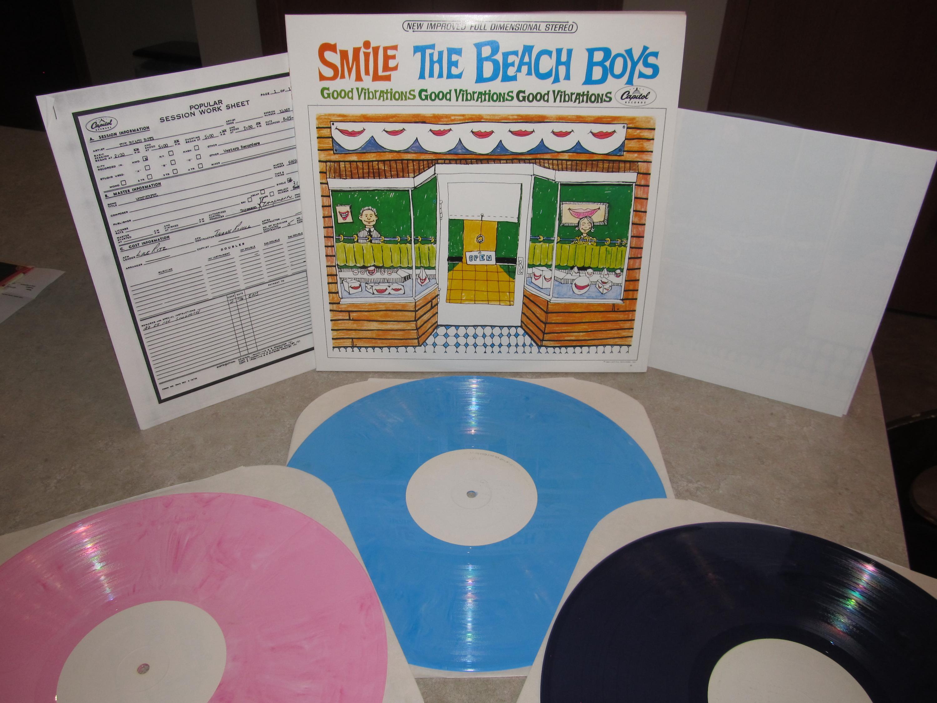 洋楽 The Beach Boys SMLE 3-Color Vinyl LP The Beach Boys (brian Wilson) - Extremely Rare Marbled Colored