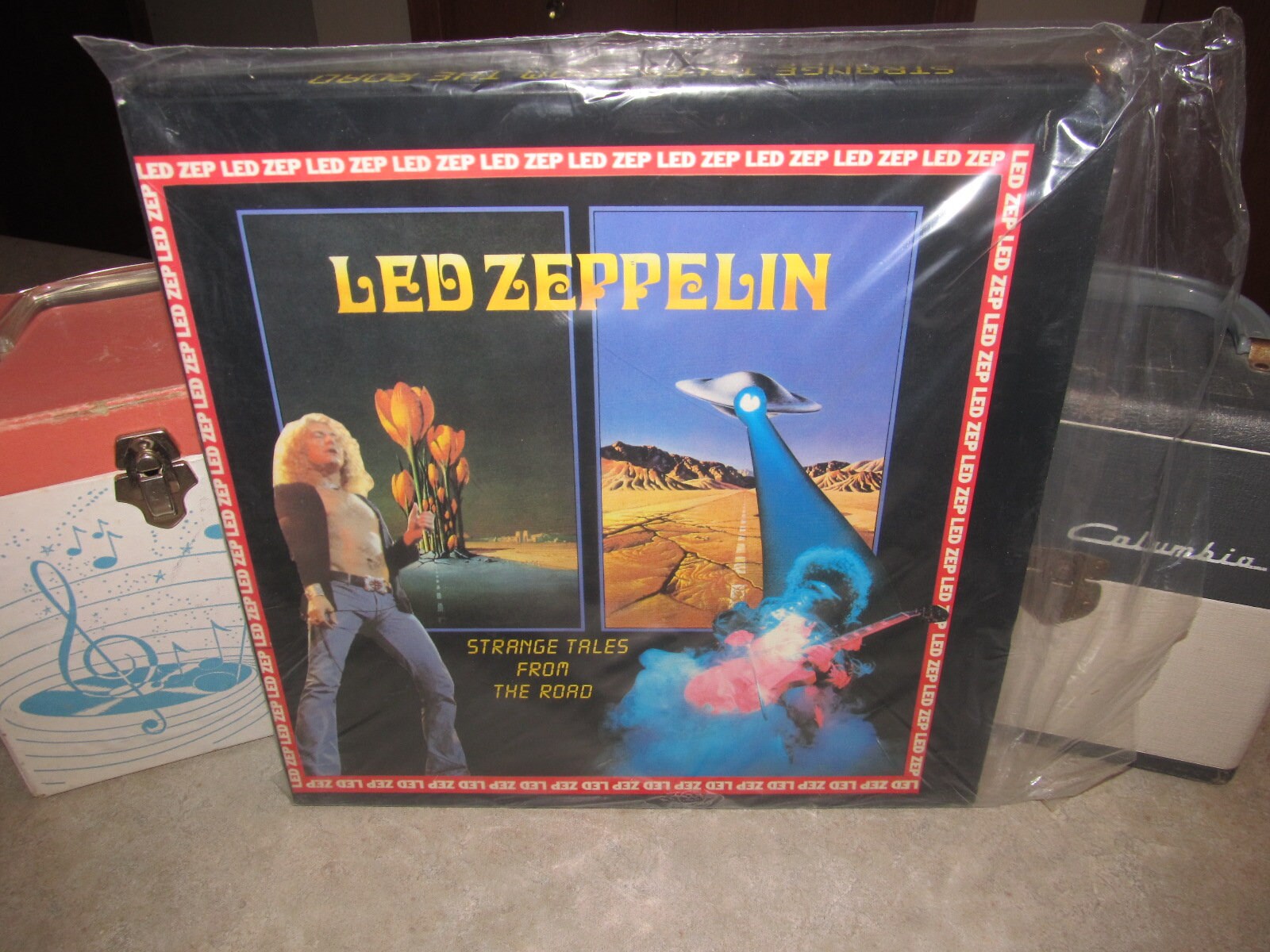 LED ZEPPELIN Rare 10 Vinyl Lp Set - Strange Tales From the Road 