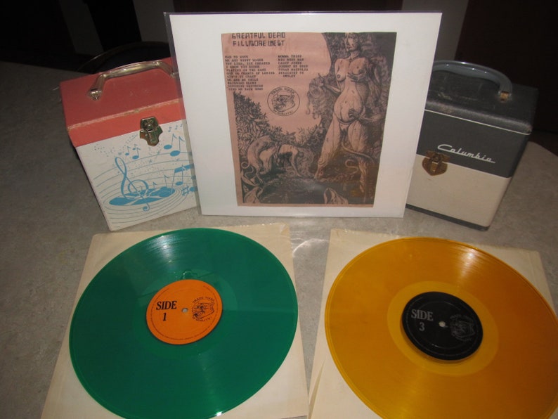 The GRATEFUL DEAD Extremely Rare Colored Vinyl Lp Set Filmore - Etsy