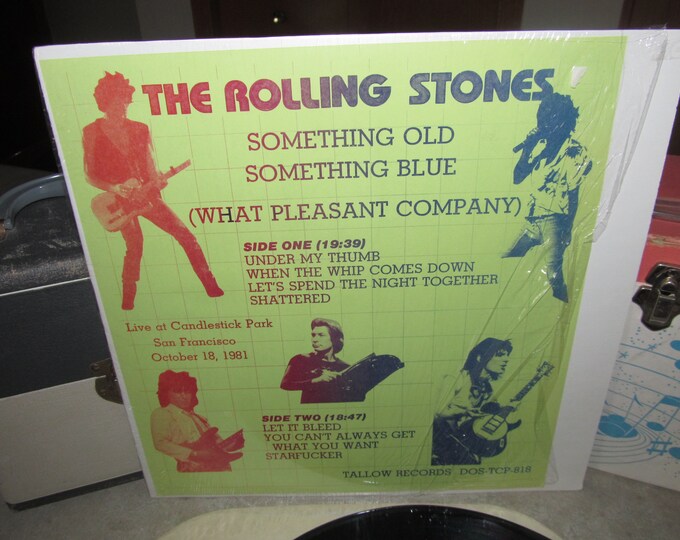 The Rolling Stones Rare Vinyl LP Something Old Something Blue Live at