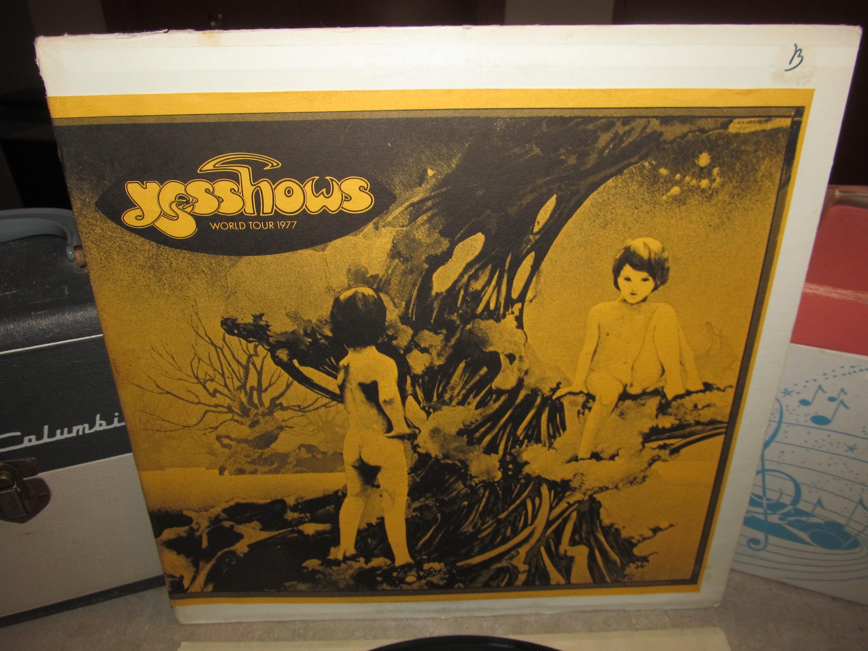 Yes - Very Rare Vinyl Lp - Yesshows - World Tour 1977 - Long Beach 