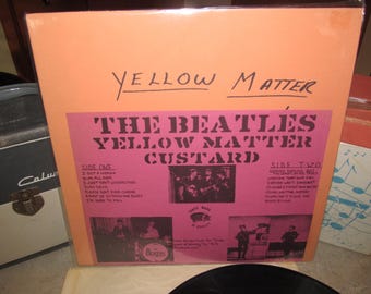 The Beatles - Rare Vinyl Lp - Yellow Matter Custard - TMOQ - 14 nummers - Zeldzaam exemplaar - EX!