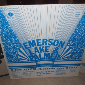 Emerson, Lake & Palmer - Very Rare Vinyl LP Set - The 1972 American Tour - Stereo - NM-