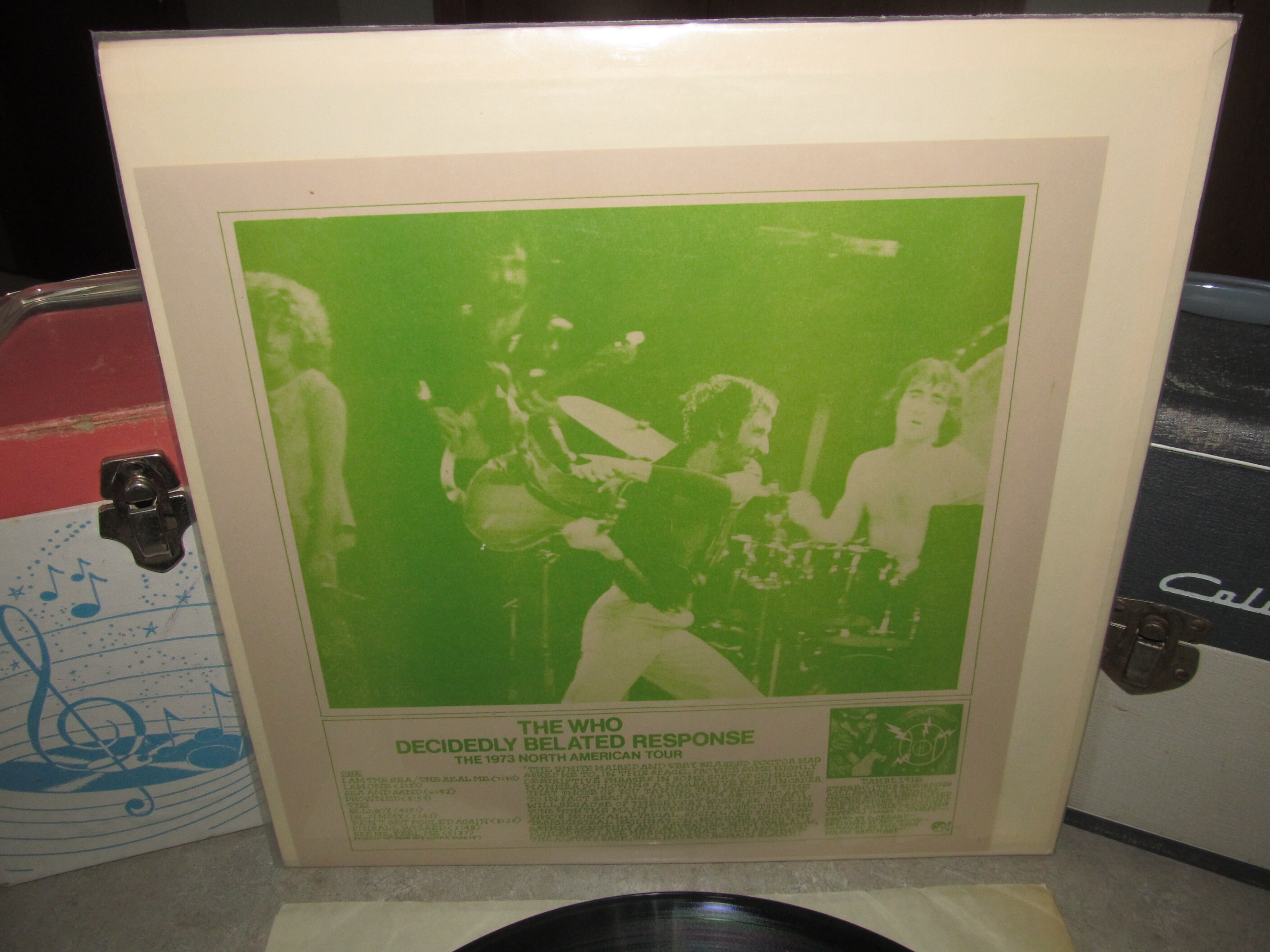 The Who - Rare Quadraphonic Vinyl LP - Decidedly Belated Response 
