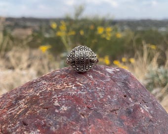 Women's Vintage Estate Sterling Silver Modernist Ring