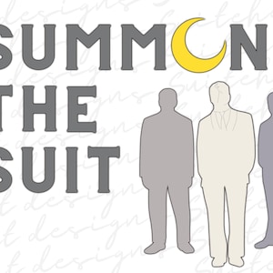 Summon the Suit - Moon Knight, Mr. Knight, Khonshu, Arthur Harrow, Steven Grant, Marc Spector - Digital Download - SVG, PNG, JPG