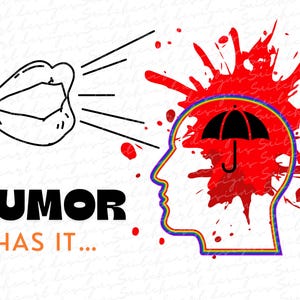 Heard a Rumor - Umbrella Academy - Allison, Viktor, Five, Luther, Klaus, Diego, Lila, Ben, Sir Reginald Hargreeves - SVG, PNG, JPG, Pdf