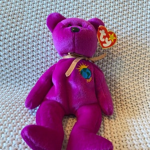 Millennium the Bear - TY Beanie Babies - Birthdate 01 January 1999 - ALL ERRORS