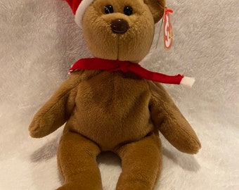 1997 Holiday Teddy the Bear - TY Beanie Babies - Birthdate 25 December 1996