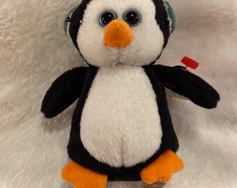 Toboggan the Penguin - TY Baby Beanies - Rare