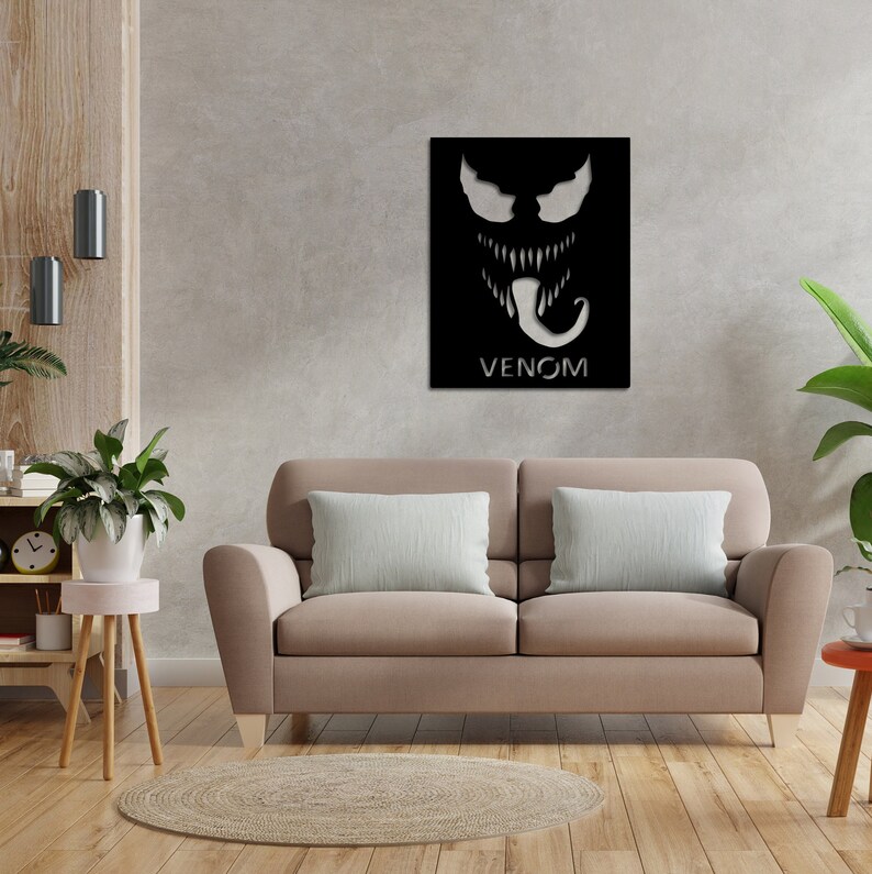 Venom Wall Art Venom Art Marvel Comics Wall Art Venom Movie Etsy