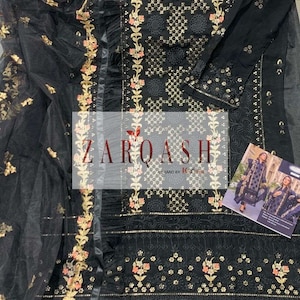 Azure Luxe By Zarqsha Z-2093 Georgette stitched Salwar Suits