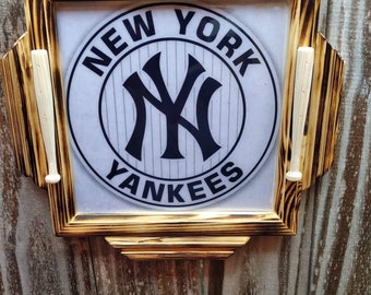 New York Yankees Mini Domino Table (with dominoes)
