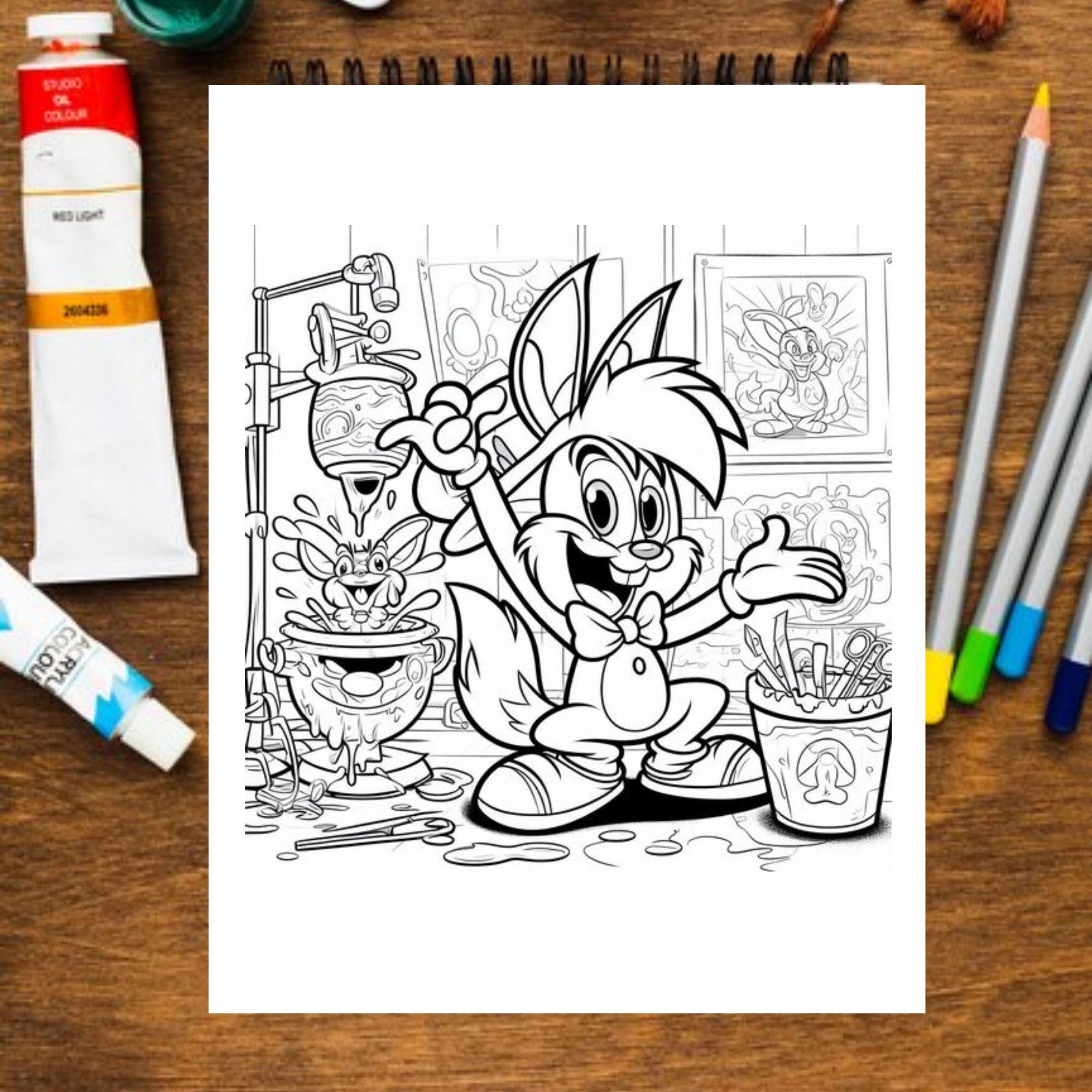 Animaniacs Coloring Book - Printable Activity Pages for Kids | Trending ...