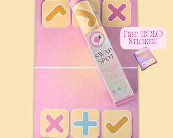 SWAP SPOT Squishy Trading Mat • Pretty Pink Fidget Toy Swap Pad 12x18