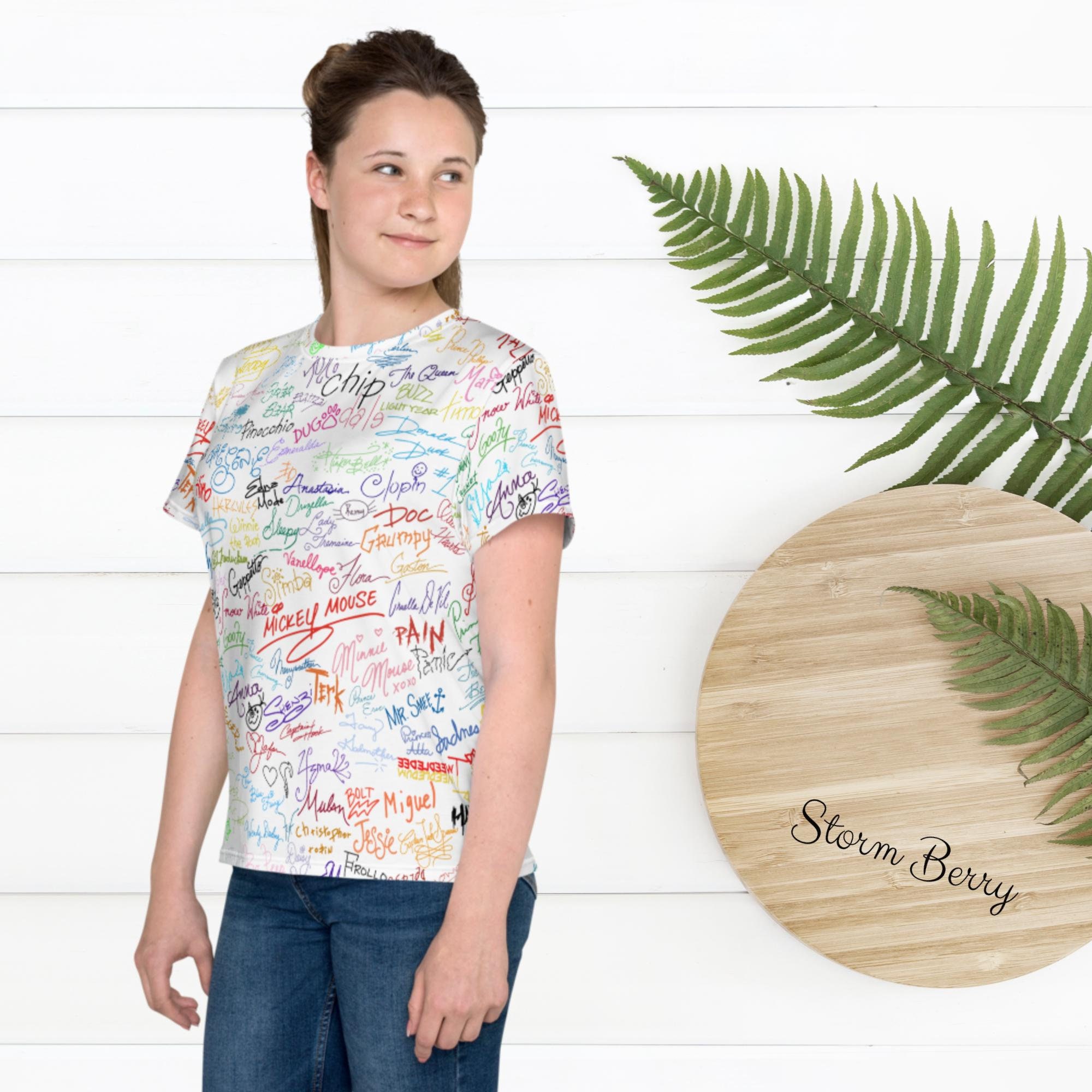 Magical Signatures Youth Crew Neck T-shirt - Etsy