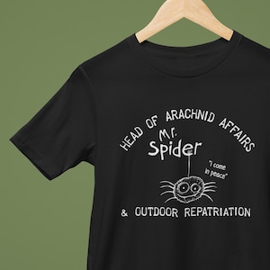 Dont Squash Spiders, Spider Lover shirt, Arachnid shirt, Unisex Jersey Short Sleeve Tee