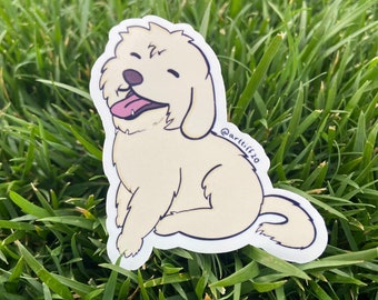 Jasper the Maltipoo Sticker