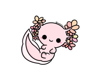 Axel the Axolotl Sticker
