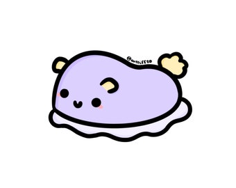 Ronnie the Sea Slug Sticker