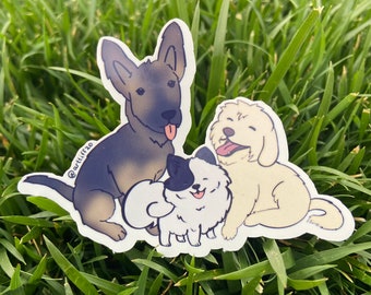 The Trio Sticker