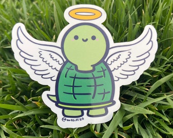 Angel Turtlee Sticker