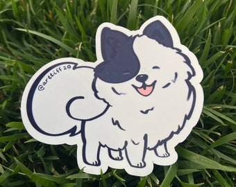 Fenrir the Pomeranian Sticker