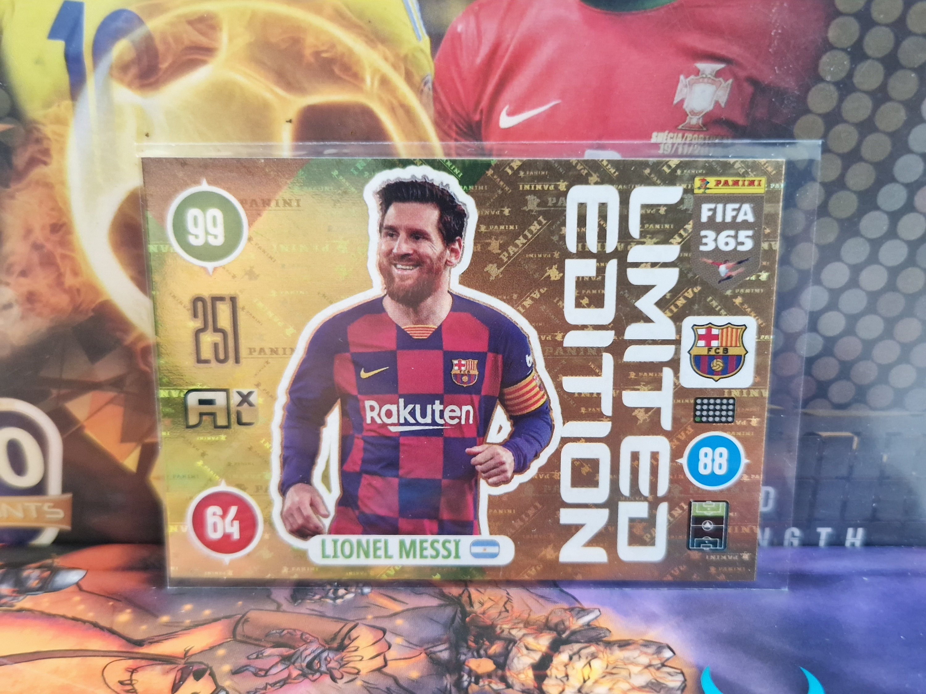 The Nation Of Blaugrana - Concept art of Lionel Messi's FIFA icon cards. 🐐  #Joshua