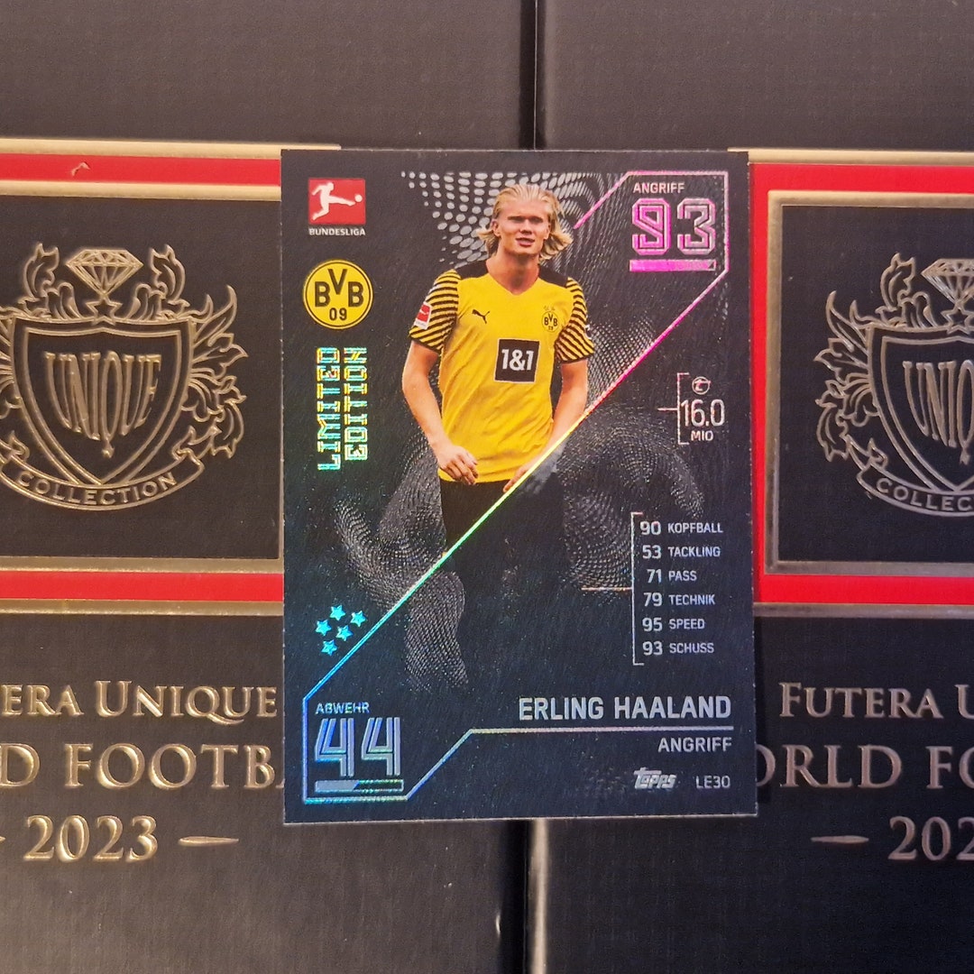 ERLING HAALAND limited Edition Match Attax Etsy