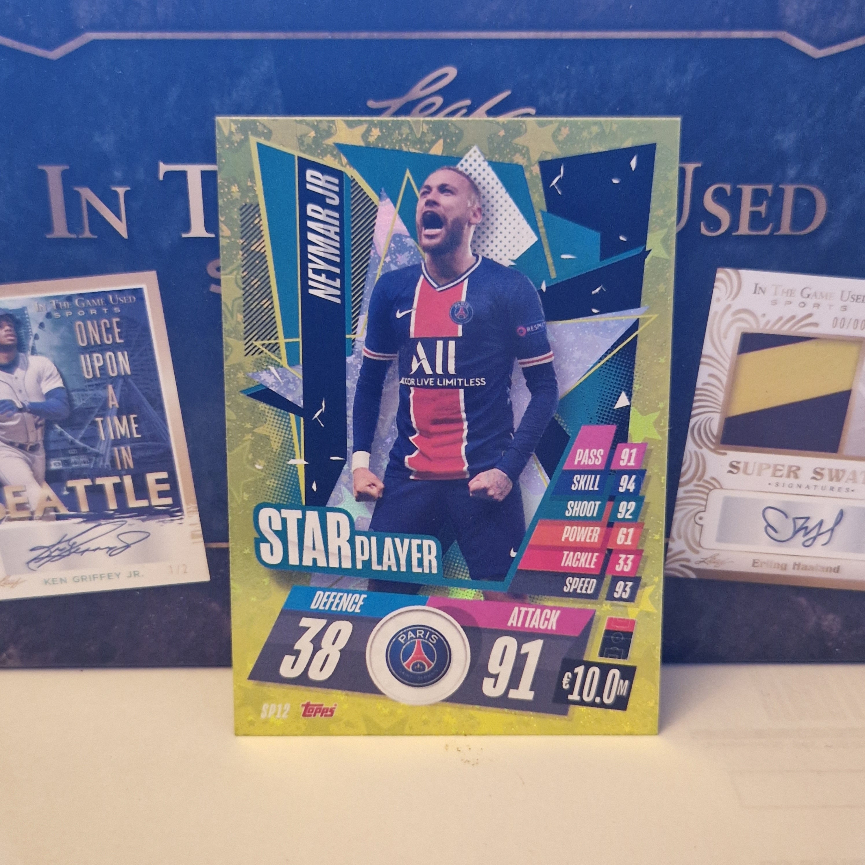 NEYMAR JR. GOLD LIMITED EDITION TOPPS MATCH ATTAX 2019-20