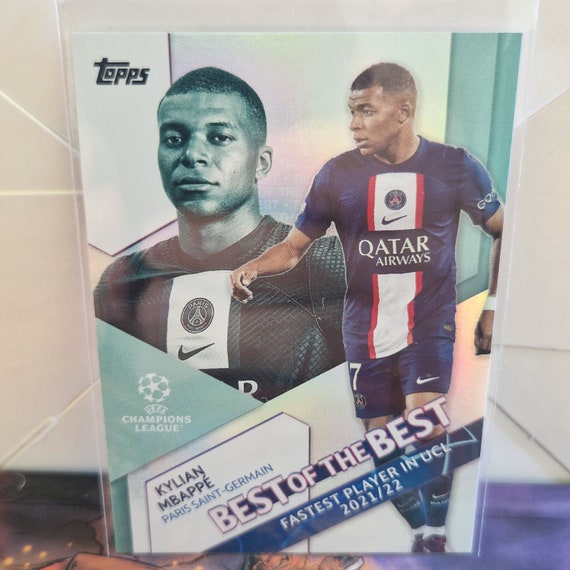 Kylian Mbappè Insert Best of the Best 2022-23 Topps UEFA Club - Etsy