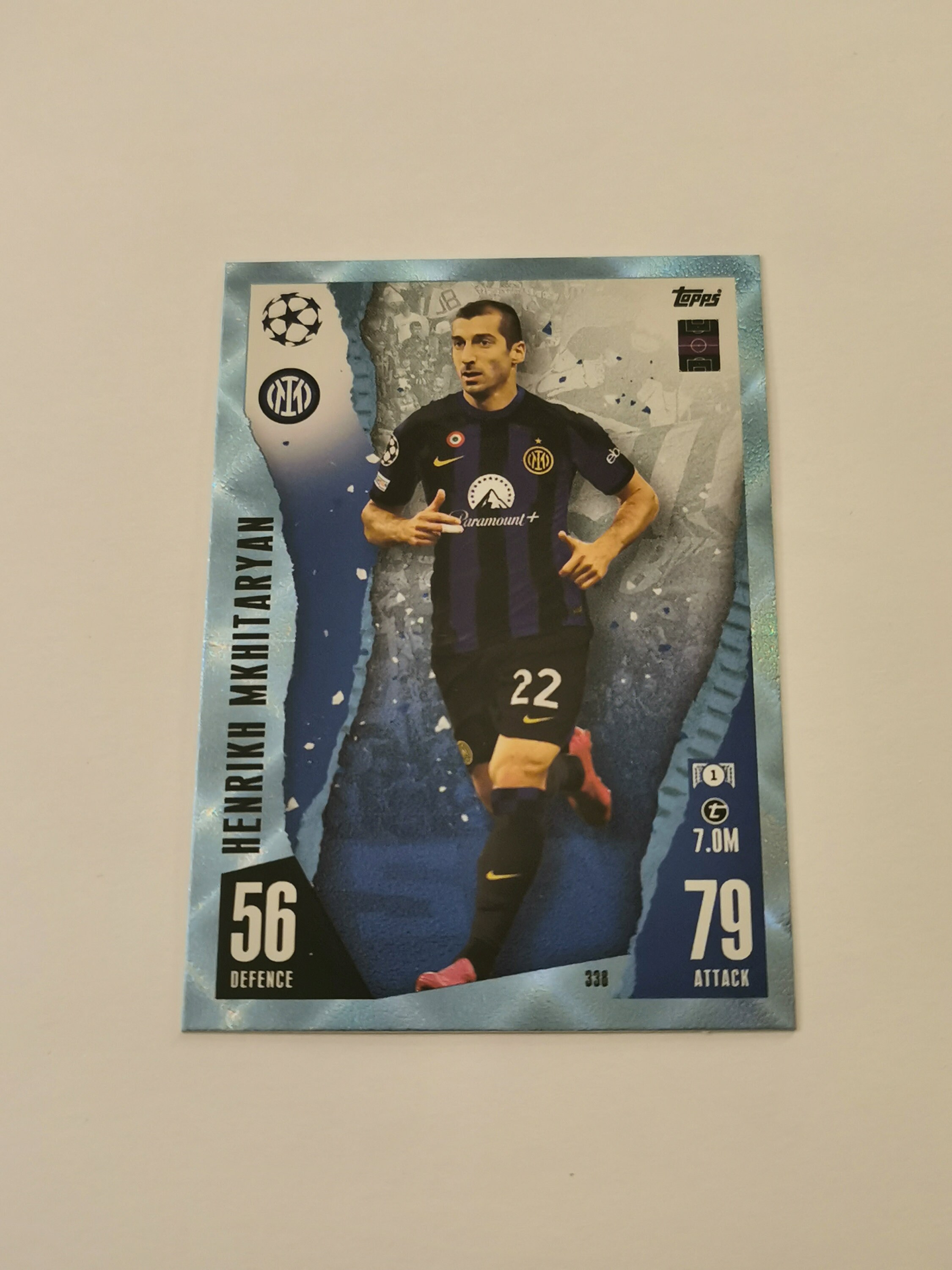 Henrikh Mkhitaryan 22 Inter Milan 2022/23 Third Men Jersey