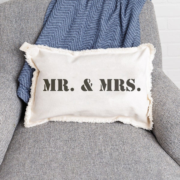 Mr and Mrs Pillows Etsy