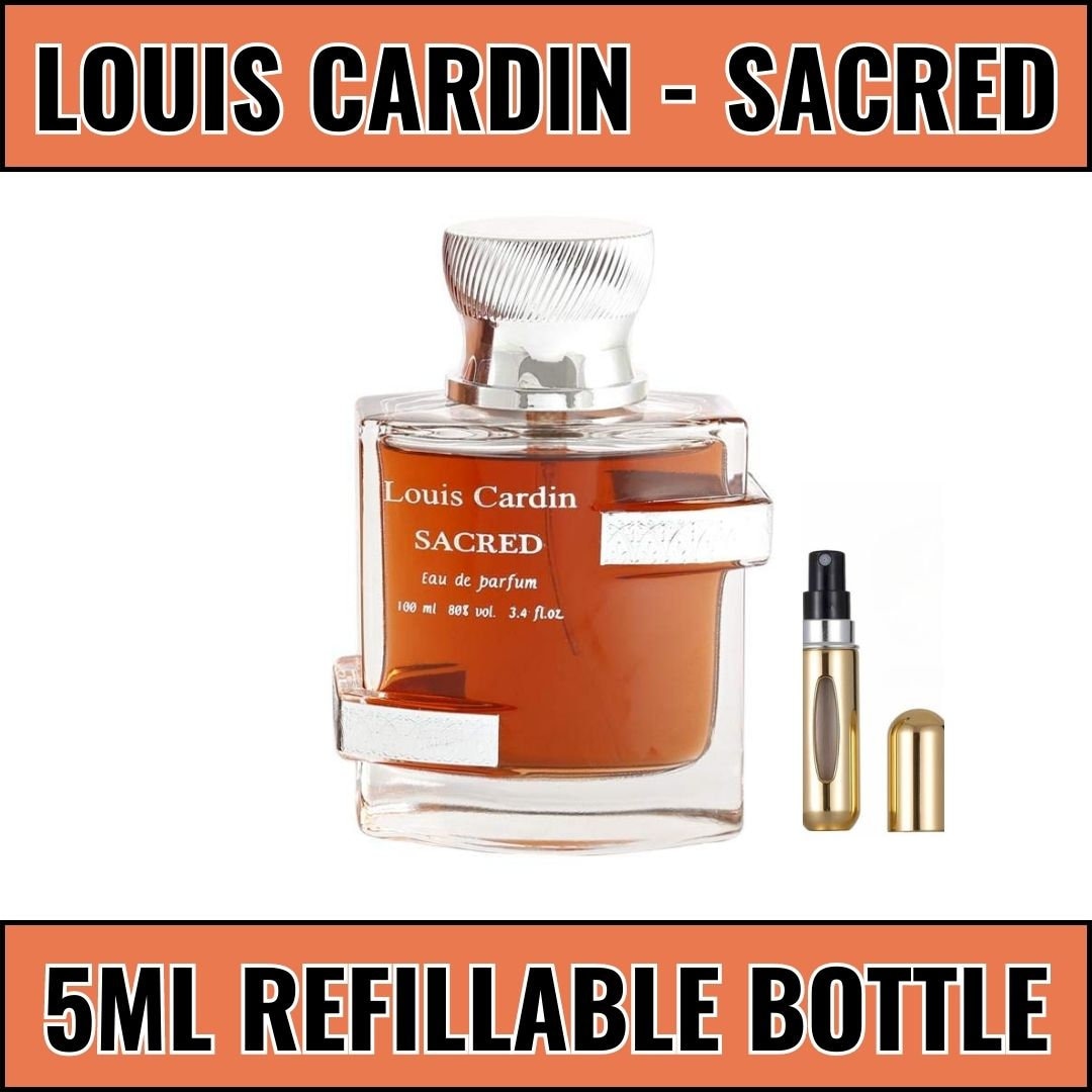 Louis Cardin Sacred I 5ML Luxurious Refillable Decant Sample 