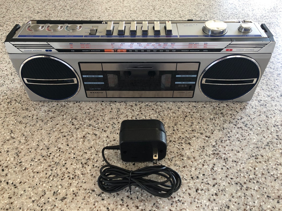Sanyo Radio Cassette Recorder Model M7100K Etsy