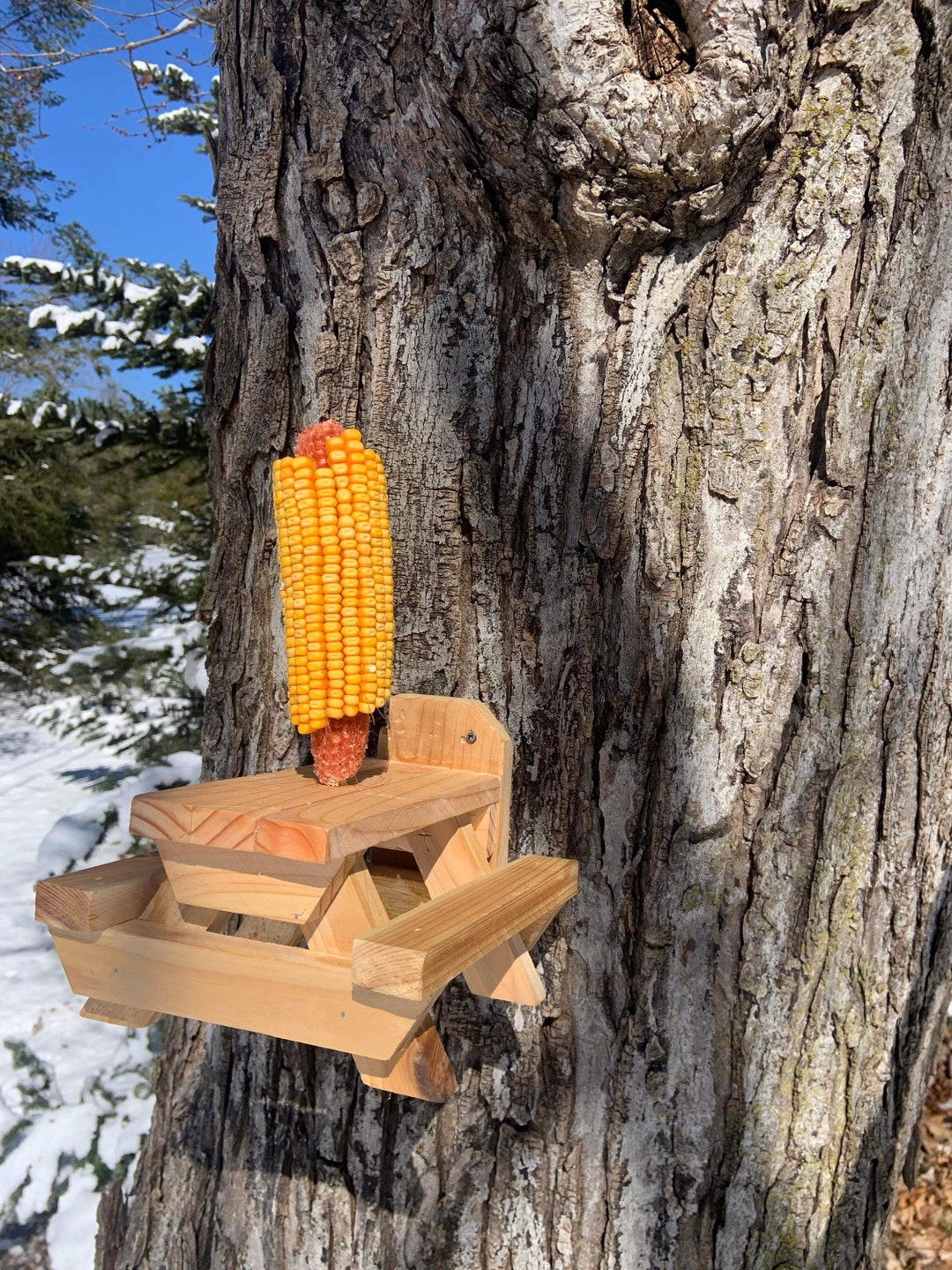 Squirrel Picnic Table Etsy