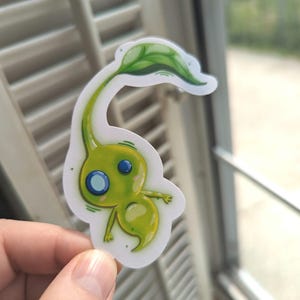Glow Pikmin vinyl sticker