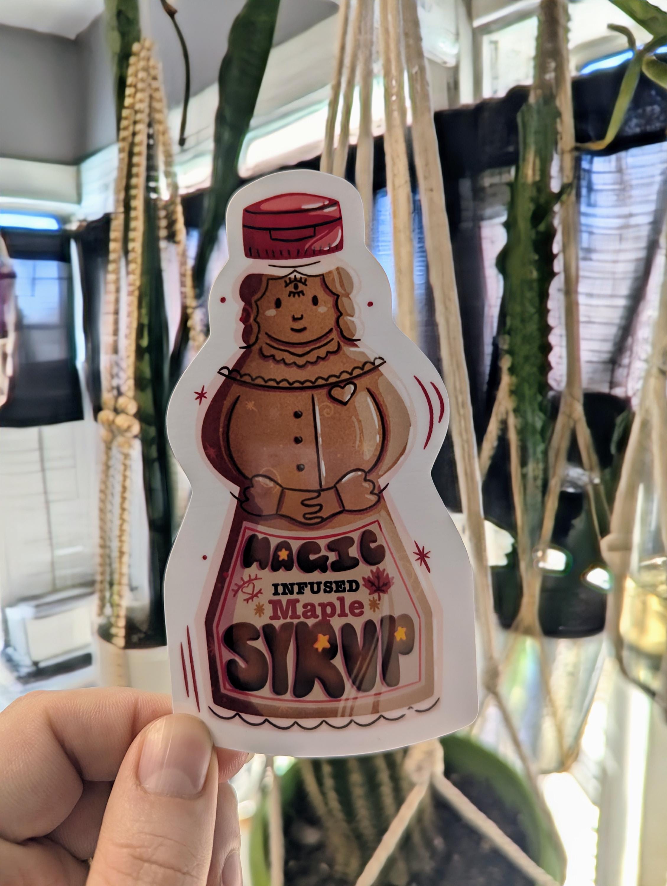 Magic Infused Maple Syrup Bottle BOOKMARK /place Holder - Etsy