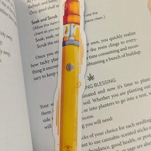 Stylos magiques de Ben : Marque-page/espace réservé aux signets orange