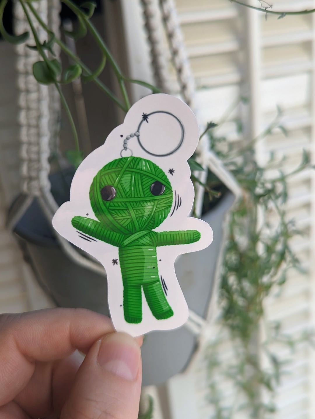 Green Vending Machine String Voodoo Doll Vinyl Sticker - Etsy