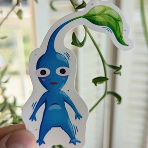 Blue Pikmin vinyl sticker