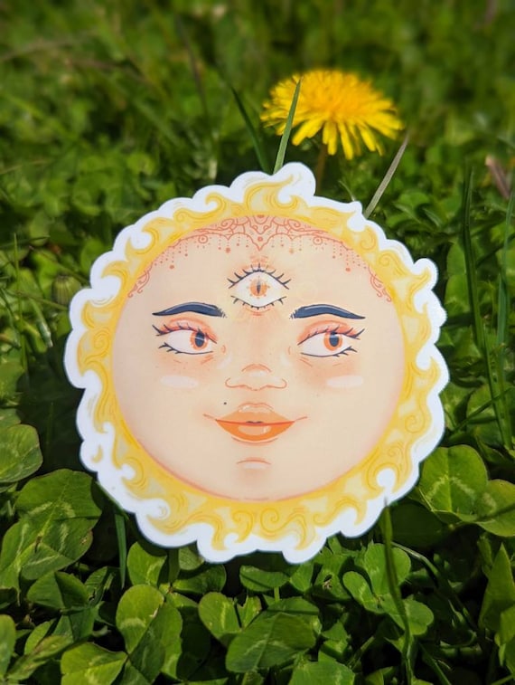 Sun Goddess Vinyl Sticker - Etsy