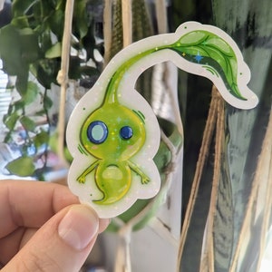 Holographic Glow Pikmin vinyl sticker