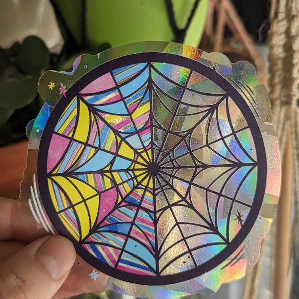 Wednesday Stained Glass Window Decal for Window - Etsy